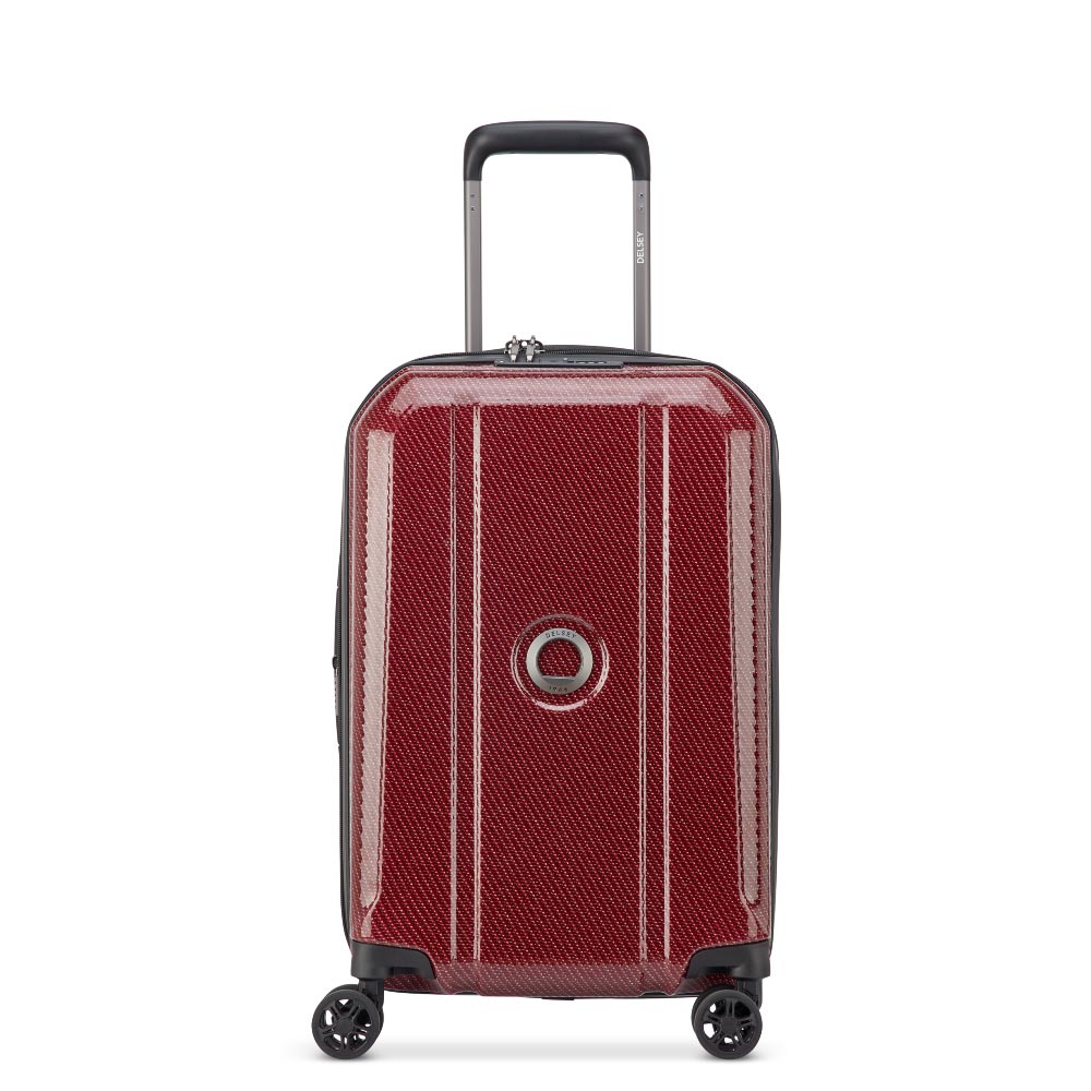 DELSEY Helium Ultimate-19吋旅行箱-酒紅色 00104080104E9 (行李箱/登機箱/可擴充/雙層防盜拉鍊)