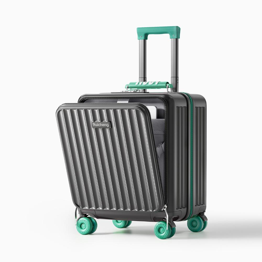 OSLE 歐適樂 前開蓋登機箱小型色拉桿箱 通勤短途電腦倉萬向輪小行李箱