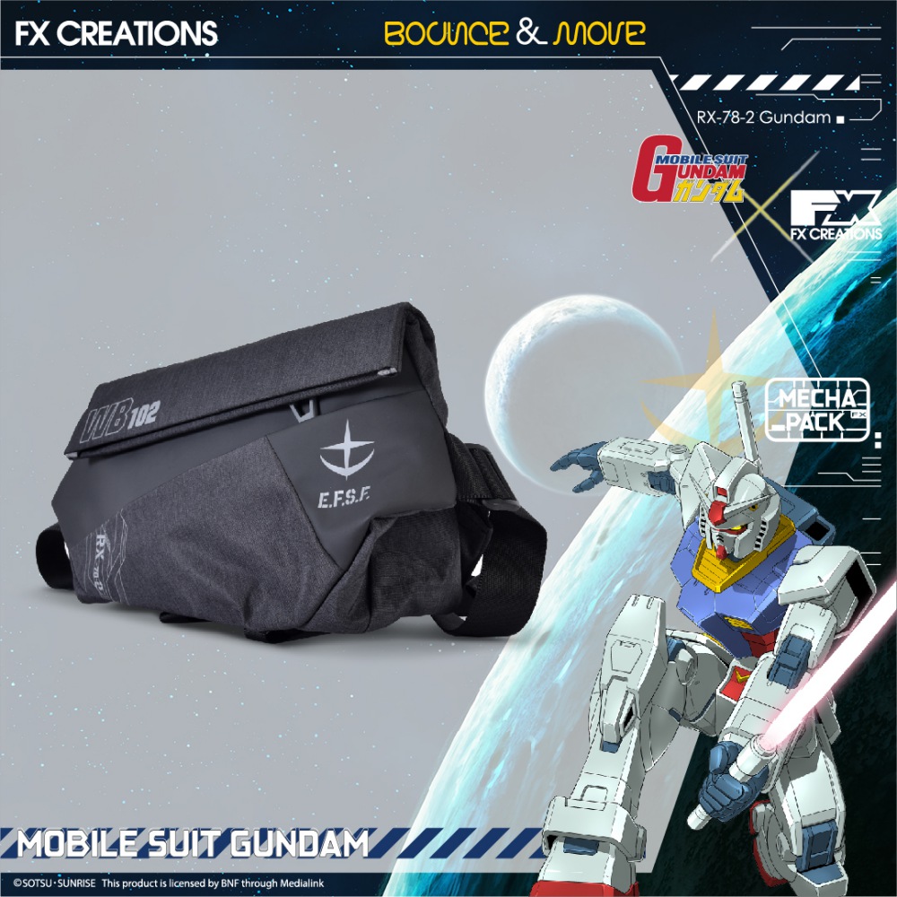 FX CREATIONS 【機動戰士鋼彈】RX78-2 鋼彈 二用腰包 GUF243202-01