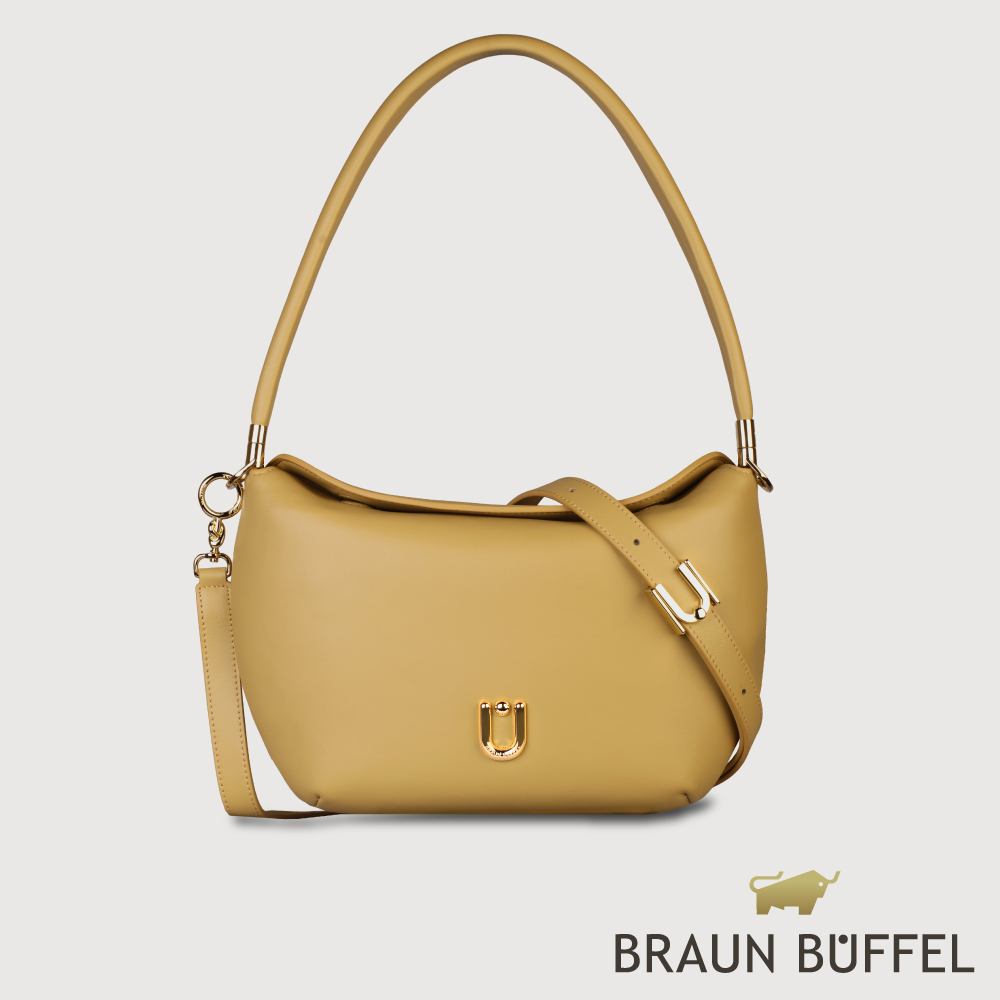 BRAUN BUFFEL 德國小金牛 台灣總代理 艾拉娜 小肩包-淺棕色/BF846-26-CR