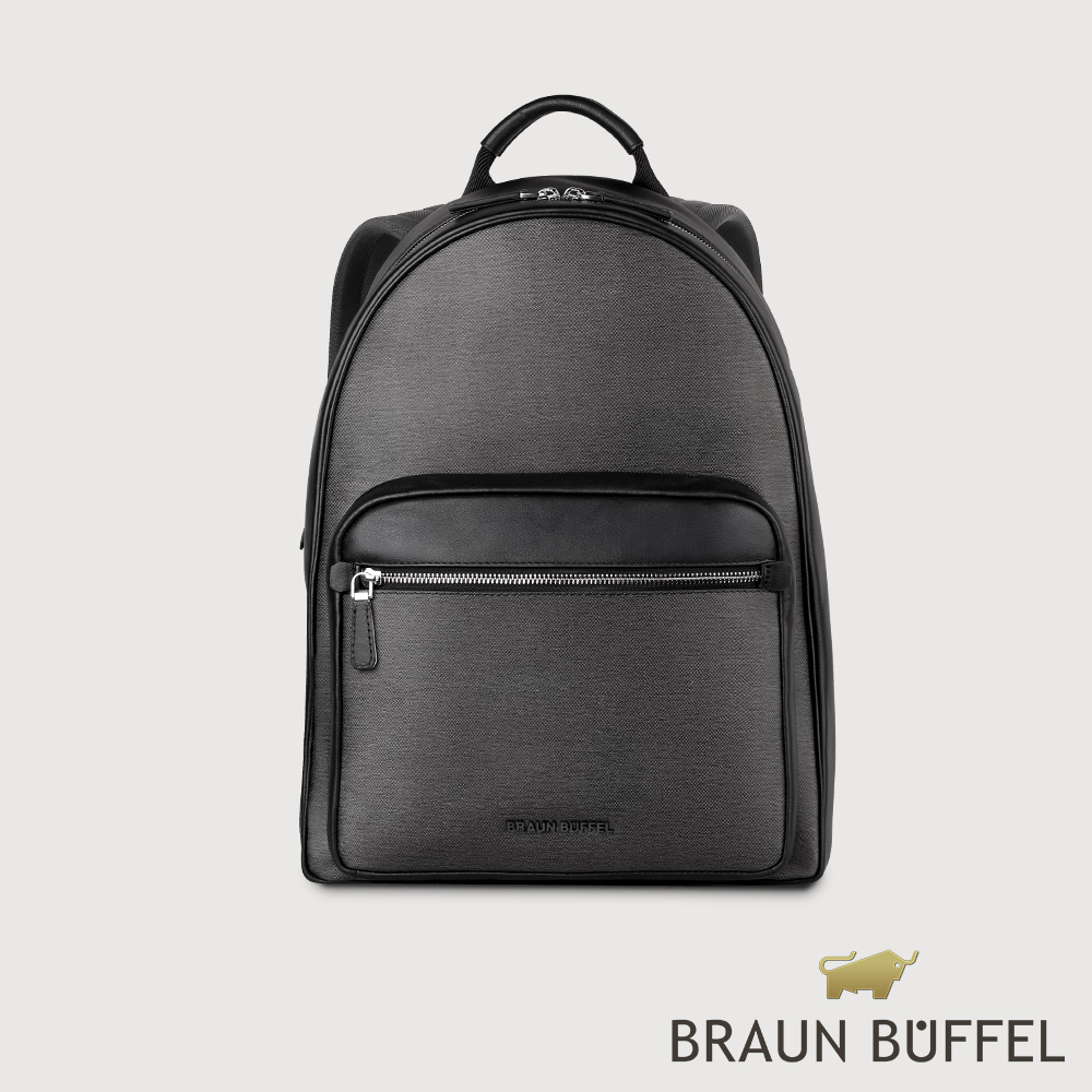 BRAUN BUFFEL 德國小金牛 台灣總代理 尼姆斯 後背包-黑色/BF549-73-BK