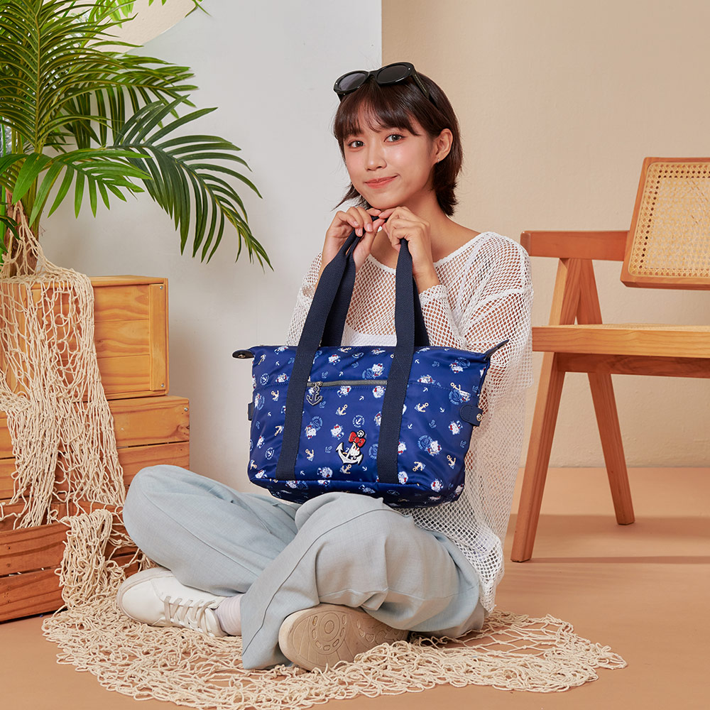 BAG TO YOU 百達遊 【Hello Kitty】皇家航海-托特包-深藍 KT03J03NY(11GI)