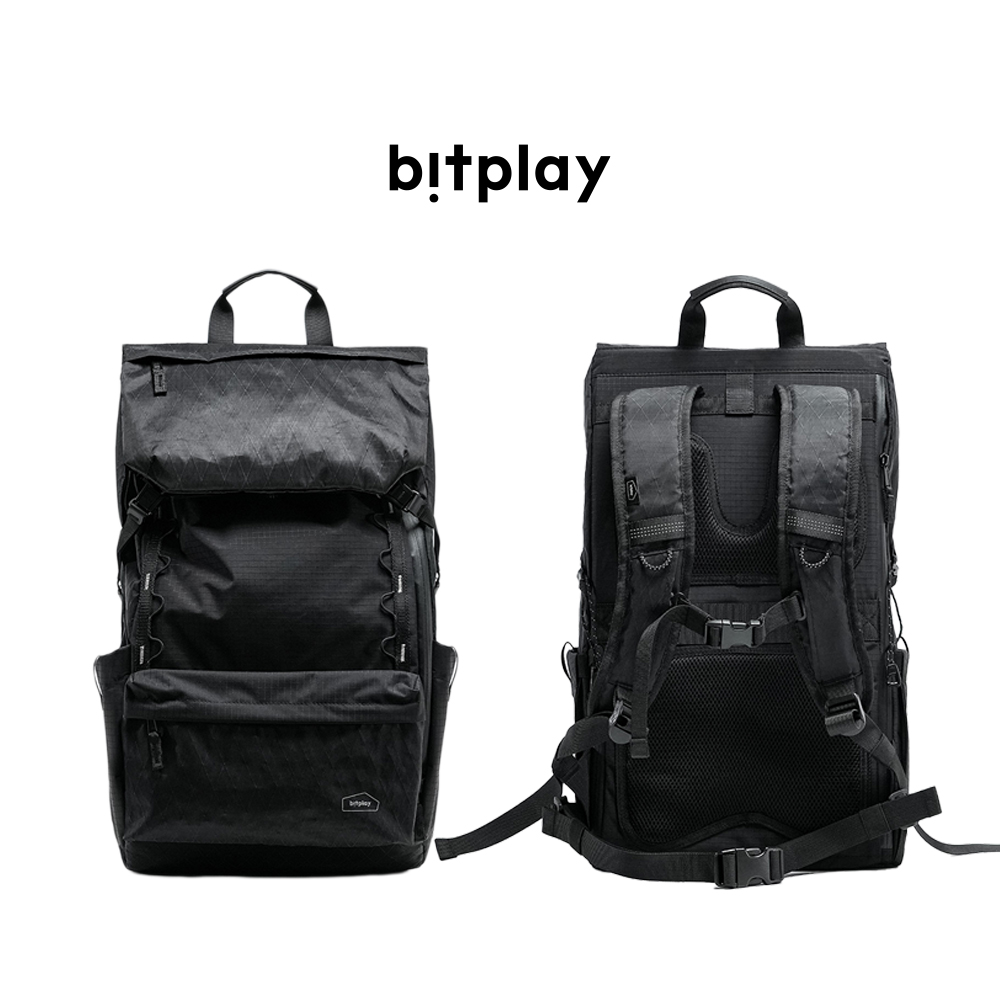 bitplay 28L 跨境旅行後背包-黑色