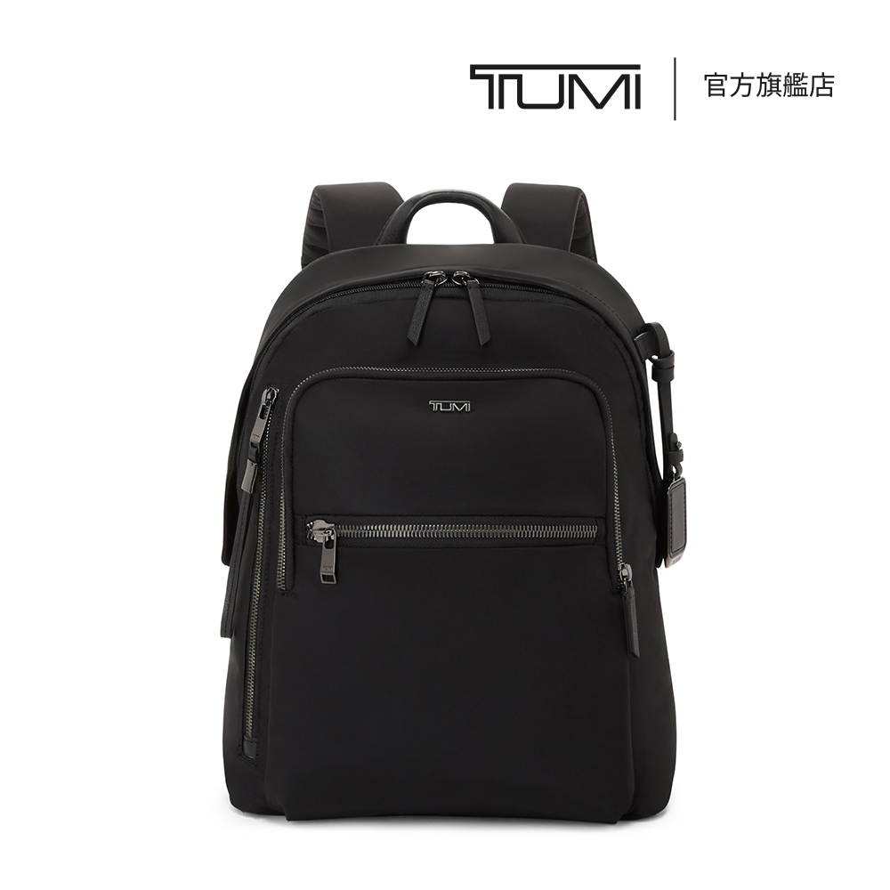 TUMI Voyageur Halsey 都會休閒後背包 - 黑