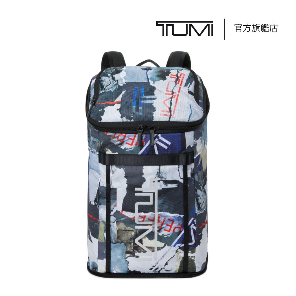 TUMI ALPHA BRAVO 摺疊收納後背包 - 海報印花款