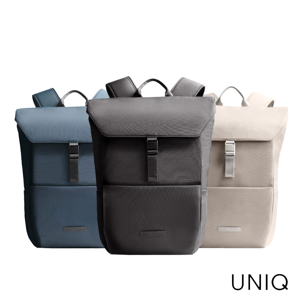 UNIQ Arden rPET 防潑水通勤16吋筆電雙肩後背包24L
