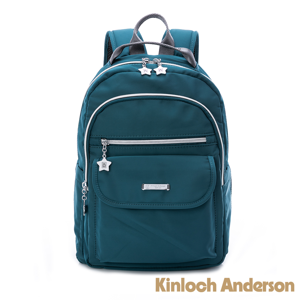 Kinloch anderson 金安德森 城市酷玩 掀蓋後背包-霧藍綠