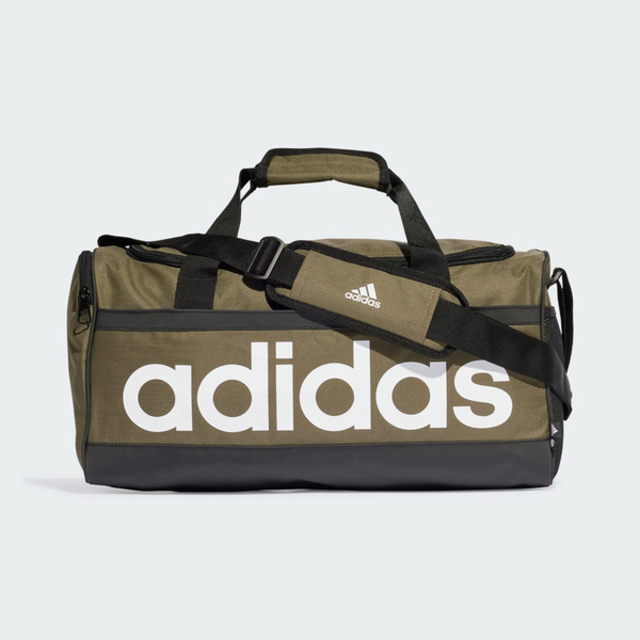 adidas 愛迪達 Adidas 愛迪達 Linear Duffel S HR5354 旅行背袋 健身包 卡其 黑