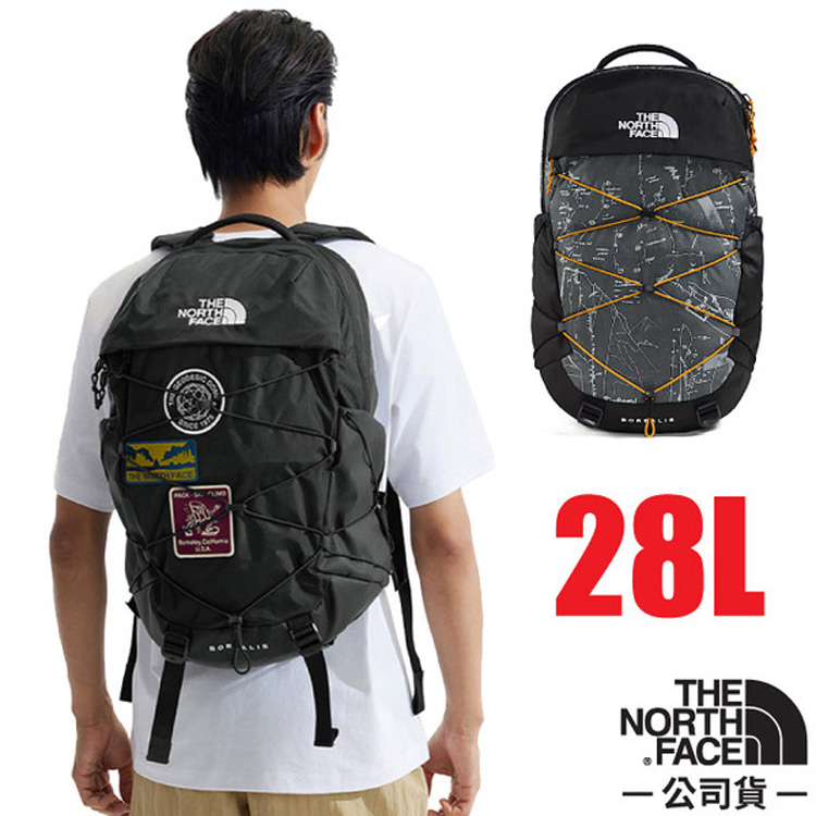 The North Face 北面 BOREALIS 抗撕裂多功能後背包28L.通勤包.電腦包(附筆記型電腦專用倉) /ACA認證背負系統/ 52SE