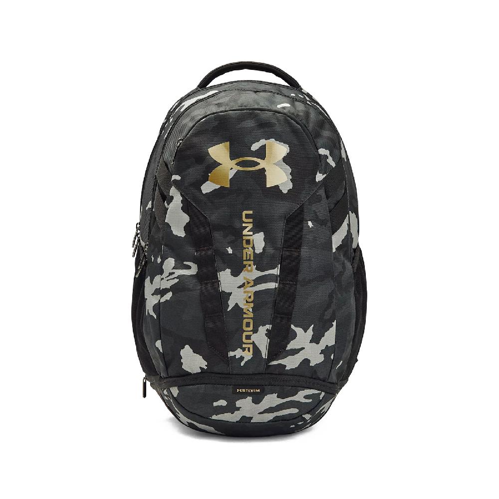 Under Armour 安德瑪 包包 Hustle 3.0 Backpack 黑 金 迷彩 後背包 筆電包 收納 運動包 UA 1294720007