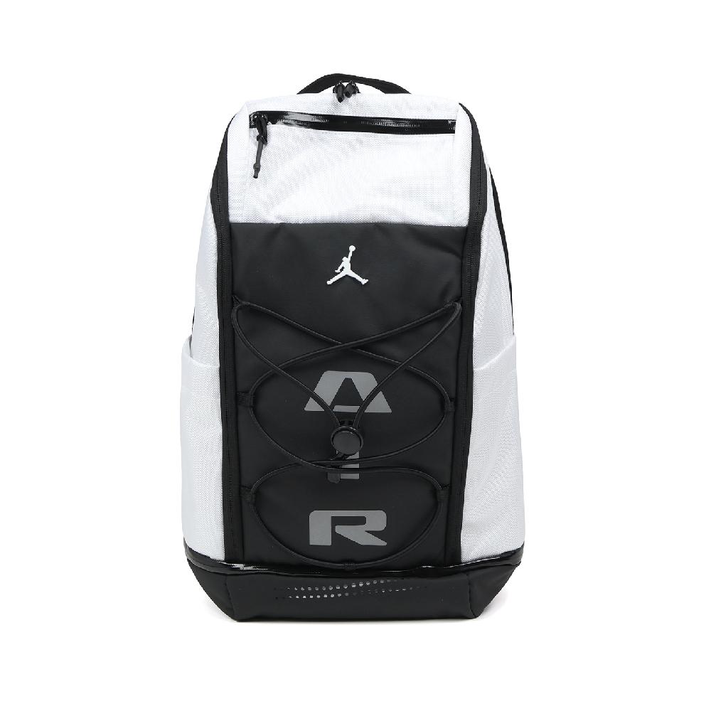 NIKE 耐吉 後背包 Jordan Sport 防潑水 15吋筆電包 白 黑 書包 JD2623009AD-002
