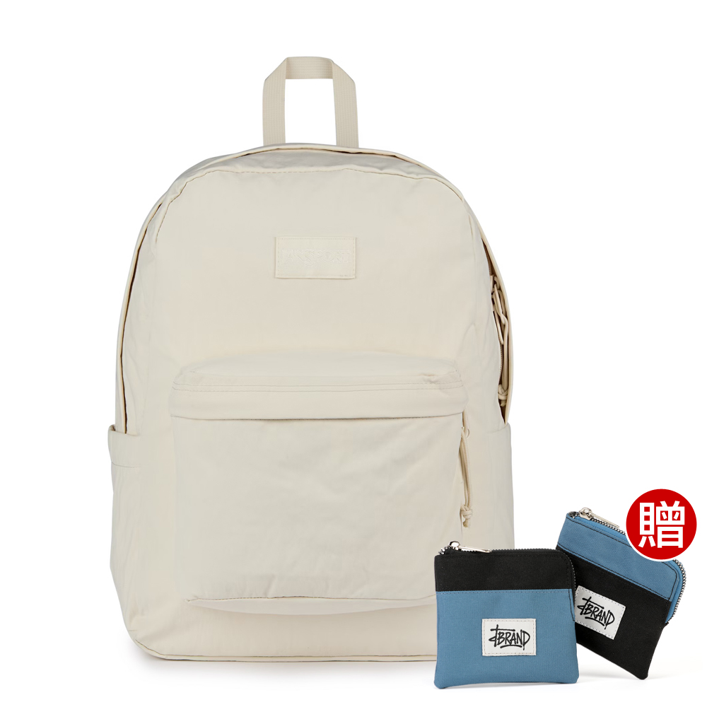 JanSport SUPERBREAK PLUS FX 校園系列後背包 -銀灰白