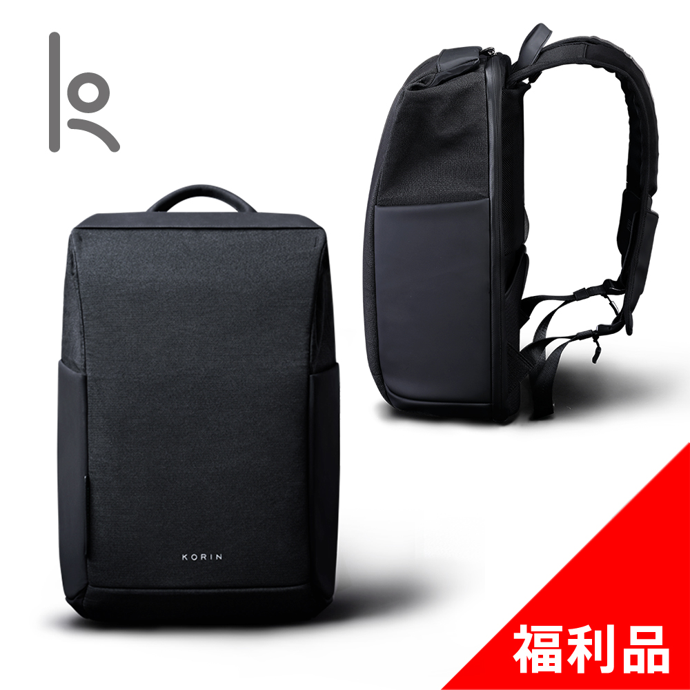 Korin Design SnapPack neo 防割防盜極速快取後背包-戰術黑(代理商公司貨)(福利品)