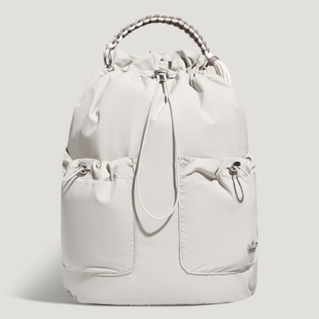 adidas 愛迪達 Adidas 愛迪達 Daily To Go Bp LI0087 後背包 運動包 休閒包 束口包 灰白