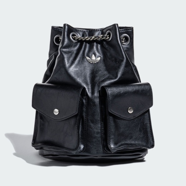adidas 愛迪達 Adidas 愛迪達 Clst W Backpack KW4750 女 後背包 運動包 黑 復古 皮革