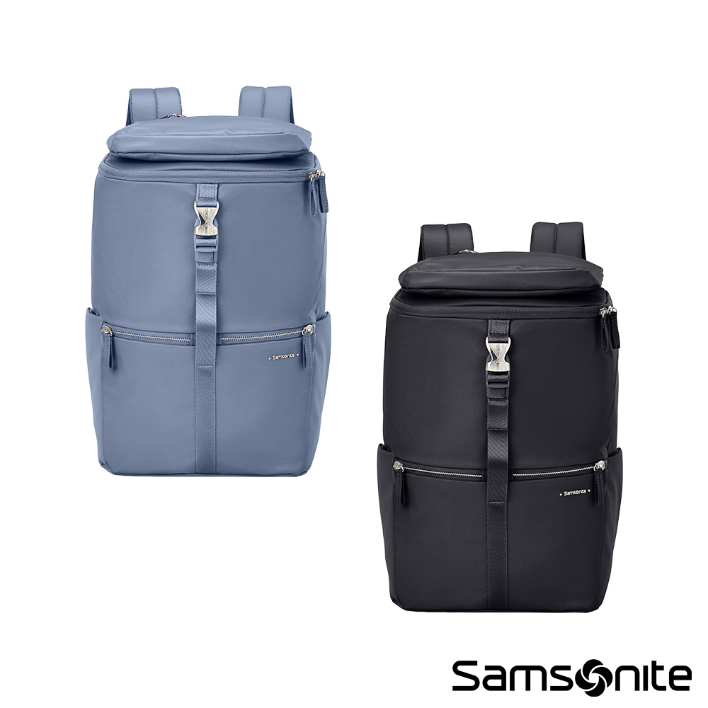 Samsonite 新秀麗 MOVE JOURNEY 簡約時尚輕尼龍多口袋多功能筆電後背包/通勤包/電腦包15.6吋(多色可選)