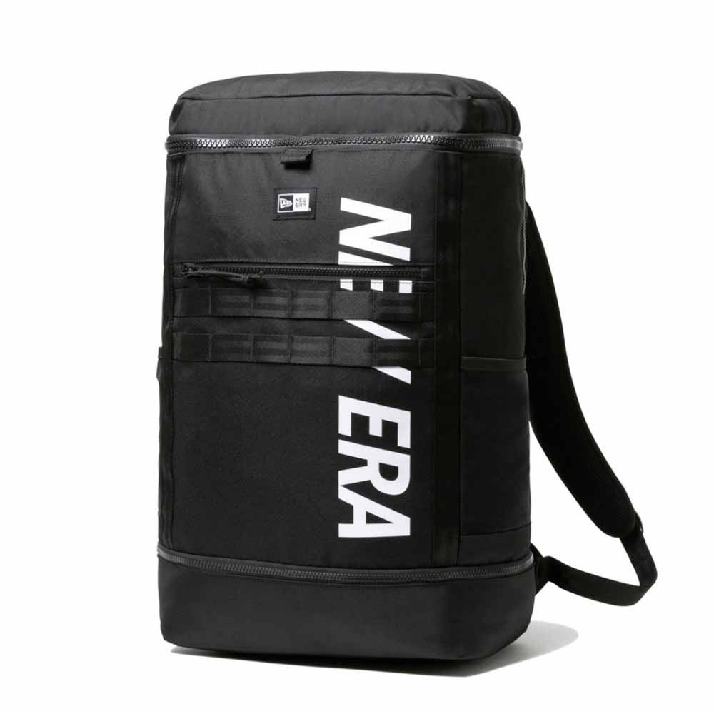 NEW ERA 男女 後背包 日版BOX PACK NELOGO 黑/白字 NE12728403
