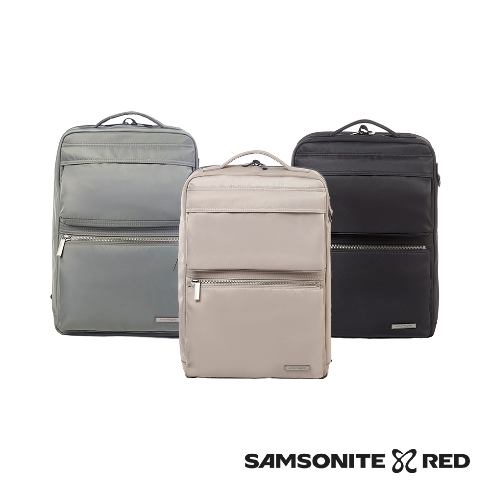 Samsonite RED 新秀麗 ORRTON 輕量尼龍戶外休閒多功能後背包/筆電後背包/雙肩包/通勤包/電腦包16吋 (多色可選)