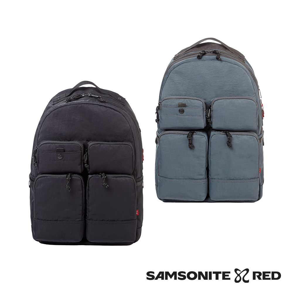 Samsonite RED 新秀麗 XEIIS 輕量尼龍戶外休閒多功能後背包/筆電後背包/雙肩包/通勤包/電腦包16吋 (多色可選)