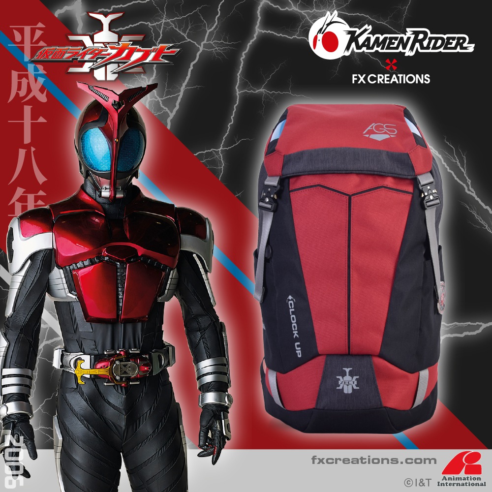 FX CREATIONS 【假面騎士】KABUTO 16吋AGS PRO懸浮減壓後背包 KMR261001A-89
