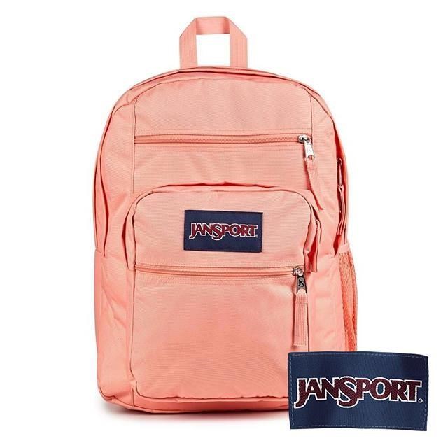 JanSport BIG STUDENT後背包-蜜桃粉色