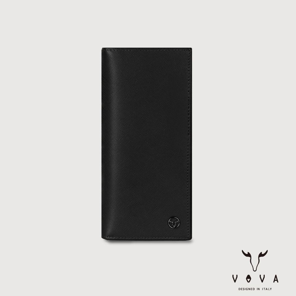 VOVA 沃汎 台灣總代理 卡西安 12卡長夾-黑色/VA134W005BK