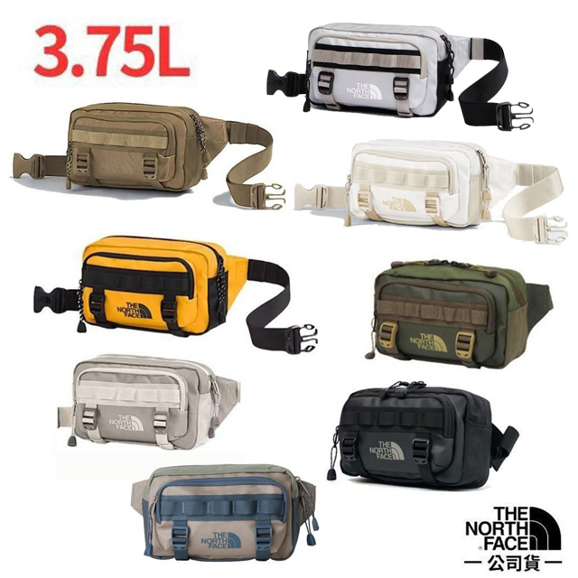 The North Face 北面 BASE CAMP LUMBER 防水耐磨腰包3.75L.單肩斜背包.輕便隨身包.護照證件包/貼身隨行/8BK5