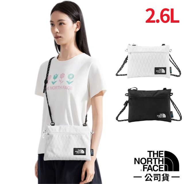 The North Face 北面 日用休閒隨身側背包2.6L.斜背包.單肩包.護照證件包袋/可調肩帶.X-pac高性能複合材質/8DJQ