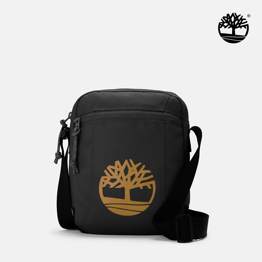 Timberland 中性黑色戶外側背小包|A43PB001