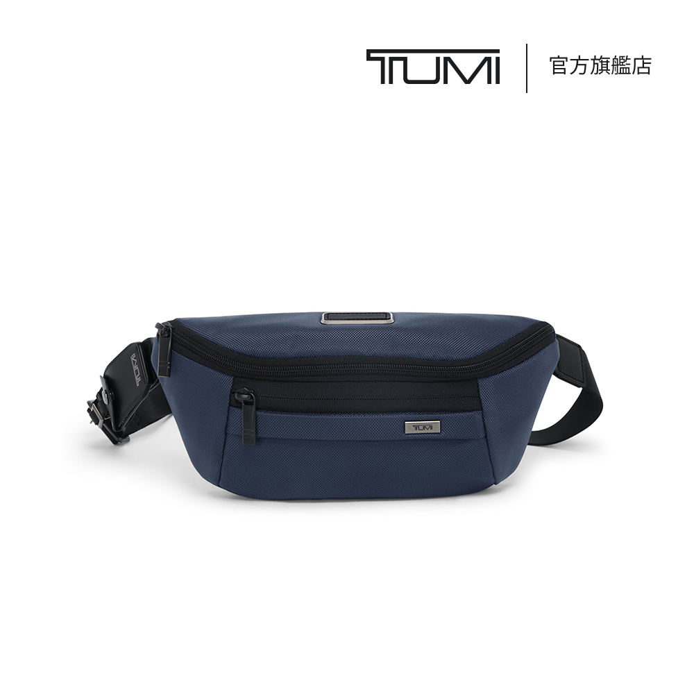 TUMI Alpha 彈道尼龍腰包式肩背包 - 海軍藍