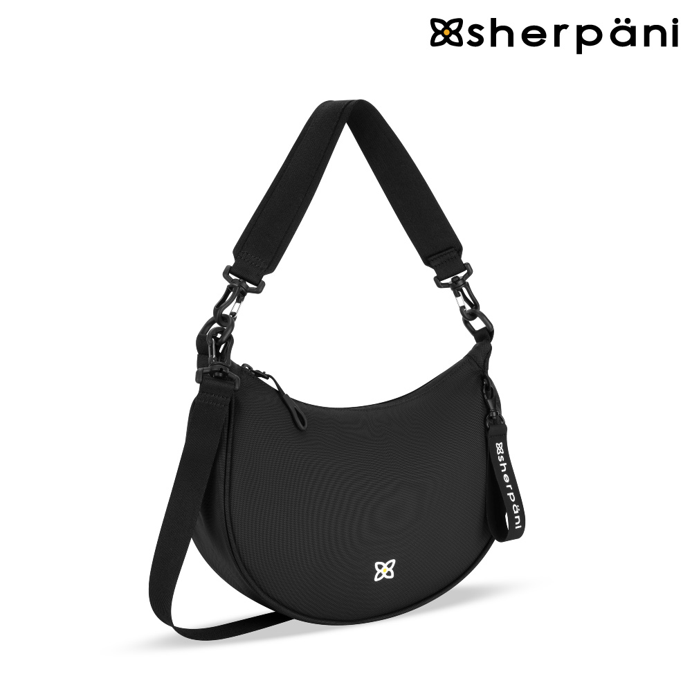 Sherpani RFID 防潑水多功能斜背包 (25II) Mina 5L|黑色/Raven