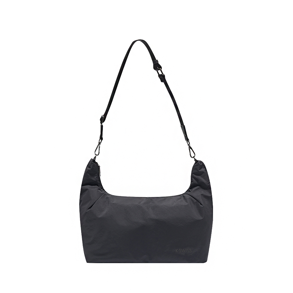 K-SWISS 斜背包 BAG KC7513USBC51 單肩 男款女款 黑色 BG649-008