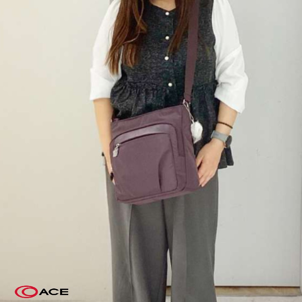 ACE BAGS & LUGGAGE M號 PJ1-4th縱型女包斜背包(多色可選 67643)