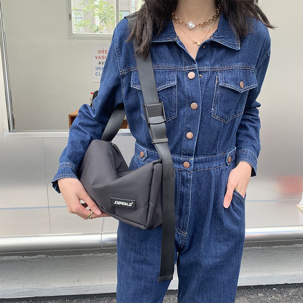 MoonDy 郵差包 流行 尼龍包 包包女斜背包 禮物 馬卡龍色系 運動包 195