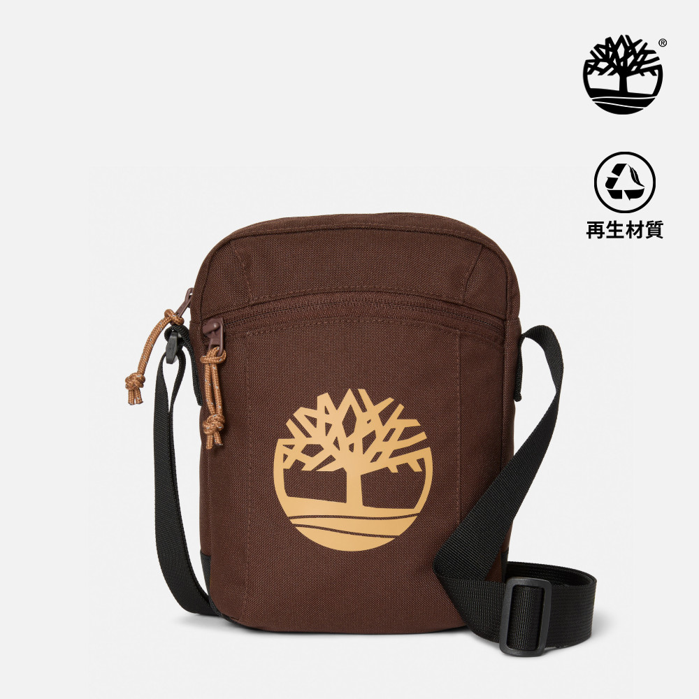 Timberland 中性咖啡色戶外側背包|A43PBAJD