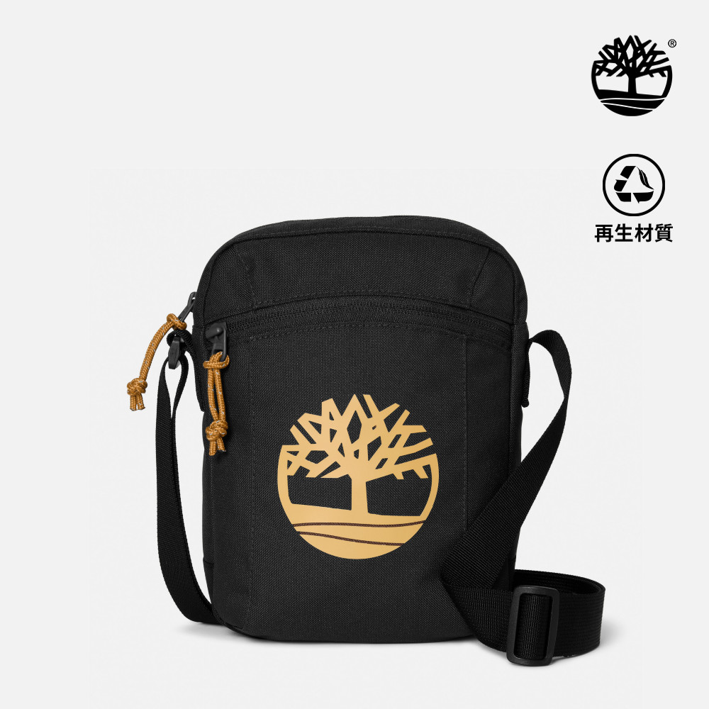 Timberland 中性黑色戶外側背包|A43PBP56