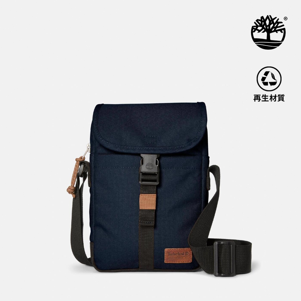 Timberland 中性深寶石藍Heritage經典側背包｜0YH6A433
