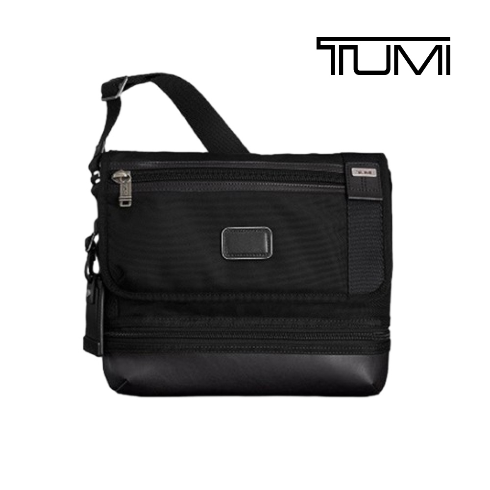 TUMI DFO Fremont GLENVIEW 大容量日常通勤斜背包/郵差包 - 黑