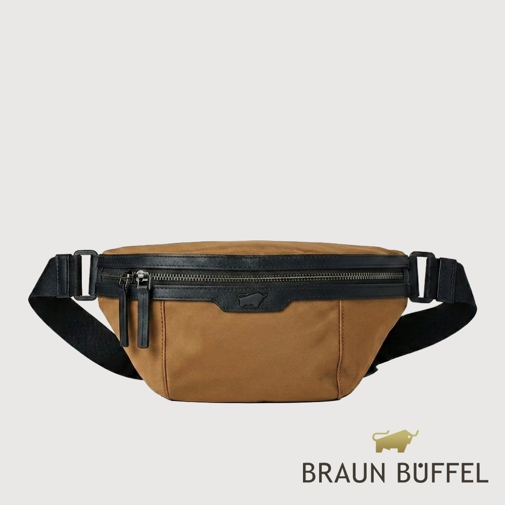 BRAUN BUFFEL 德國小金牛 台灣總代理 密斯特-N 腰胸包-培土棕/BF543-06-POS