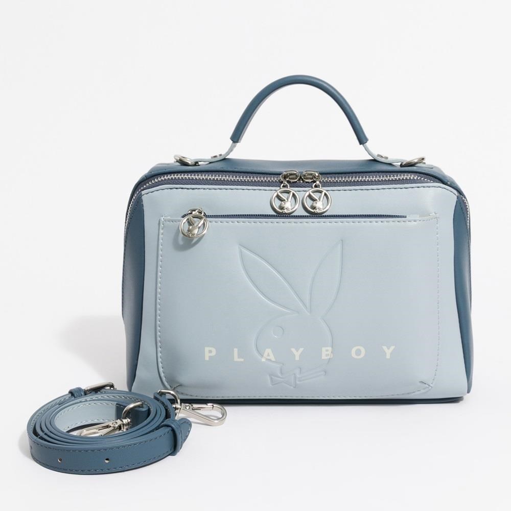 PLAYBOY 手提包附背帶 Limelight系列 - 藍色(2025秋冬女包)