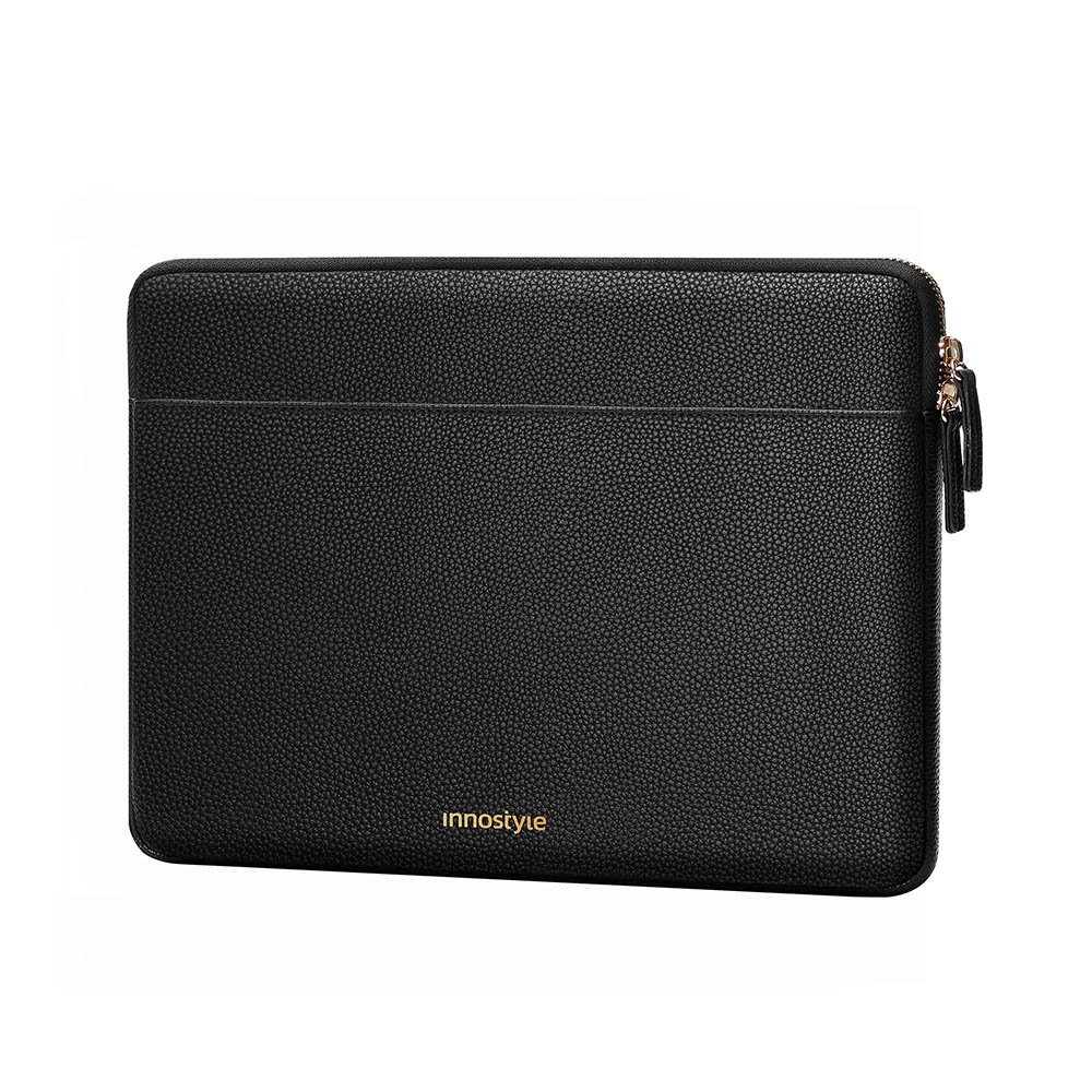 innostyle LuxLeather 14 吋皮革電腦保護套 - 黑色