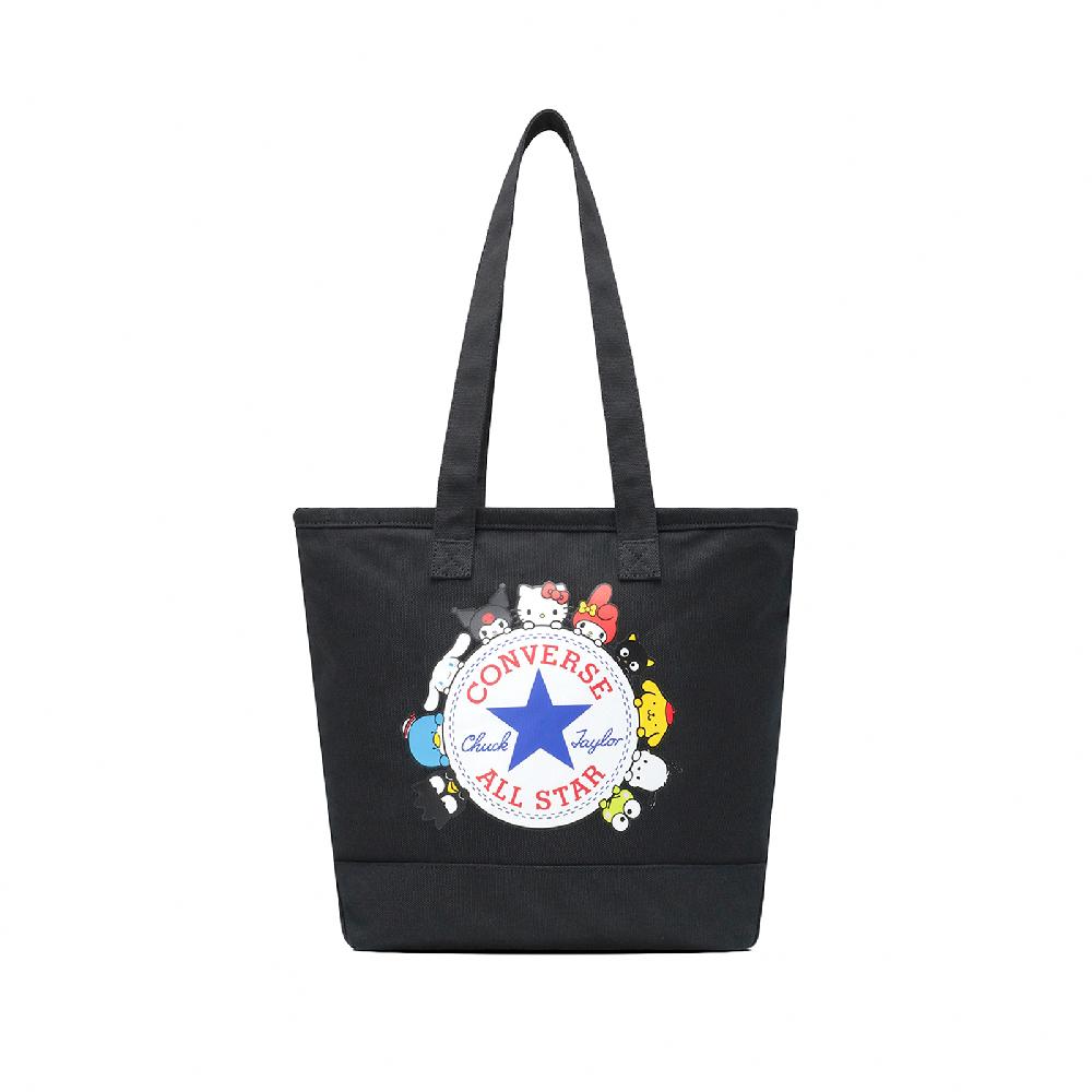 CONVERSE 匡威 x Sanrio 三麗鷗聯名款 Tote Bag 托特包 黑 手提 肩背 WA5872023