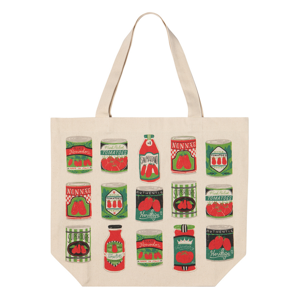 NOW 美國 純棉托特包(復古番茄) / 側背包 斜背包 背帶包 帆布包 購物袋