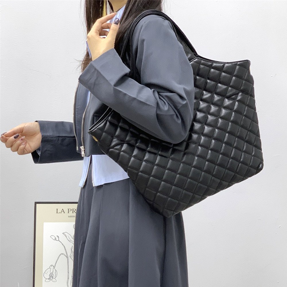 KT DADA 采宸流行精品館 大容量包包 通勤包 菱格包 女包 包包 女生包包 包包女 百搭988