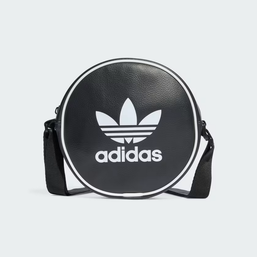adidas 愛迪達 AC ROUND BAG 迷你斜背包 圓包 側背包 男包 女包 黑色-IT7592