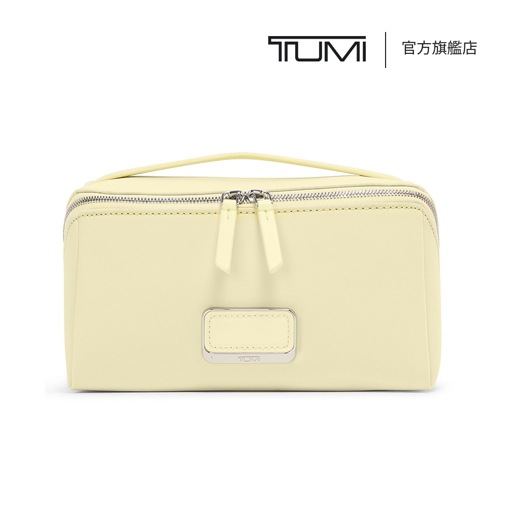 TUMI Voyageur Dallas 化妝包 - 柔霧黃