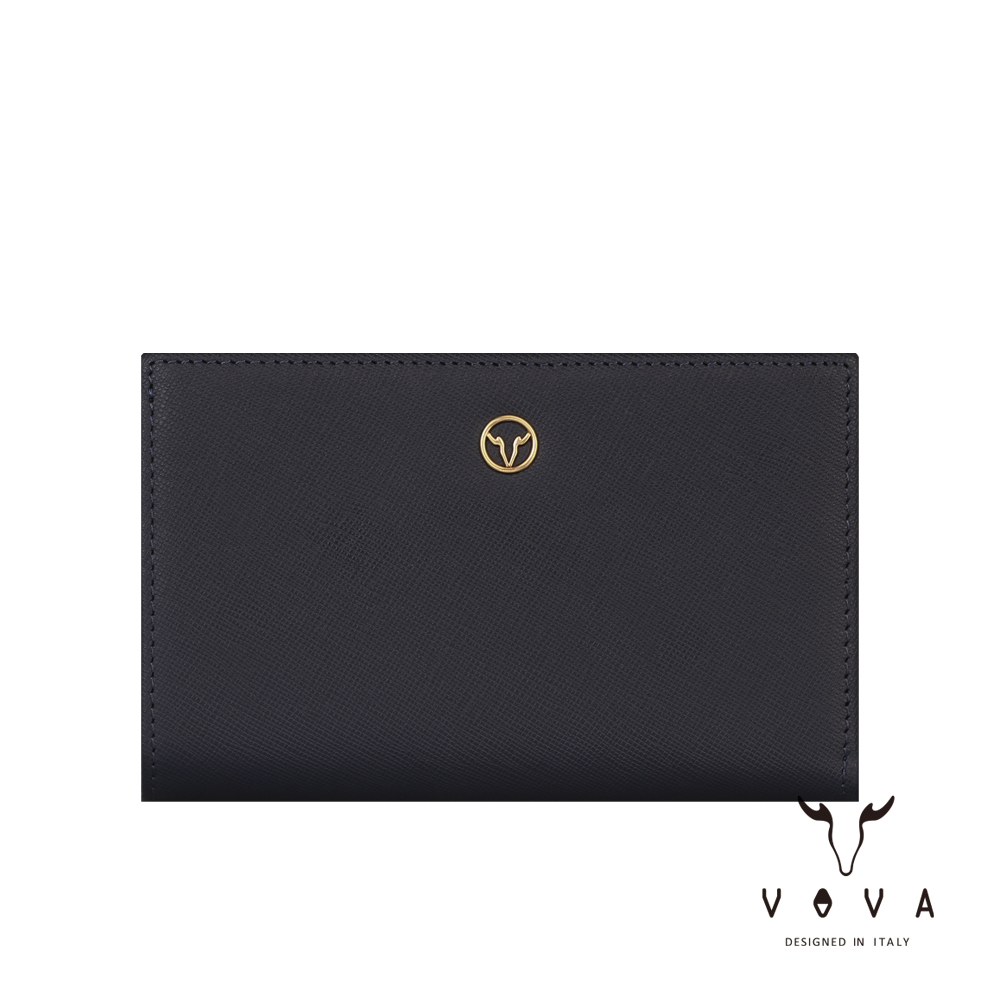 VOVA 沃汎 Eve 伊芙系列12卡兩折中夾 -藍色 VA136W023NY