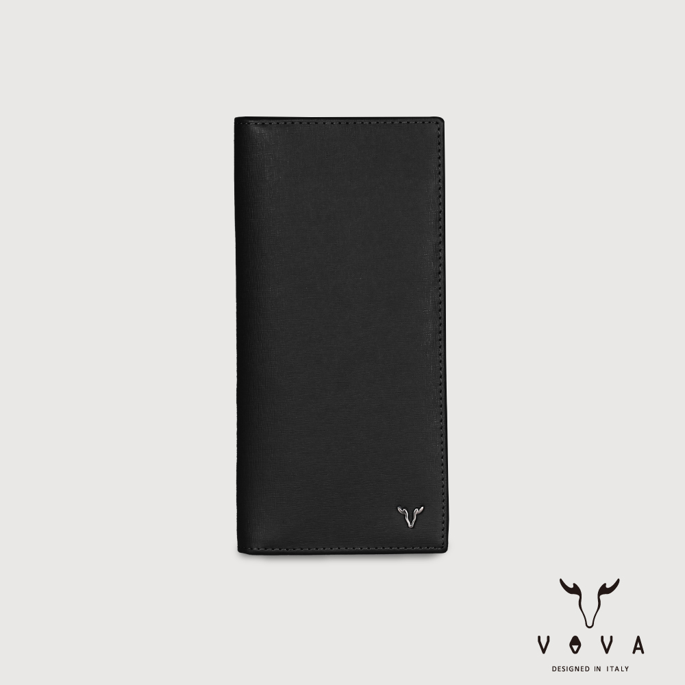 VOVA 沃汎 台灣總代理 亞岱爾 12卡長夾-黑色/VA139W005BK