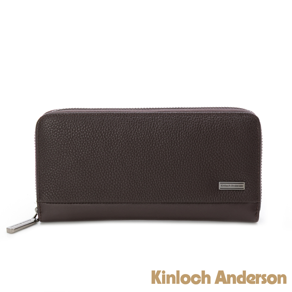 Kinloch anderson 金安德森 Marlow 典藏拉鍊式長夾-英倫棕