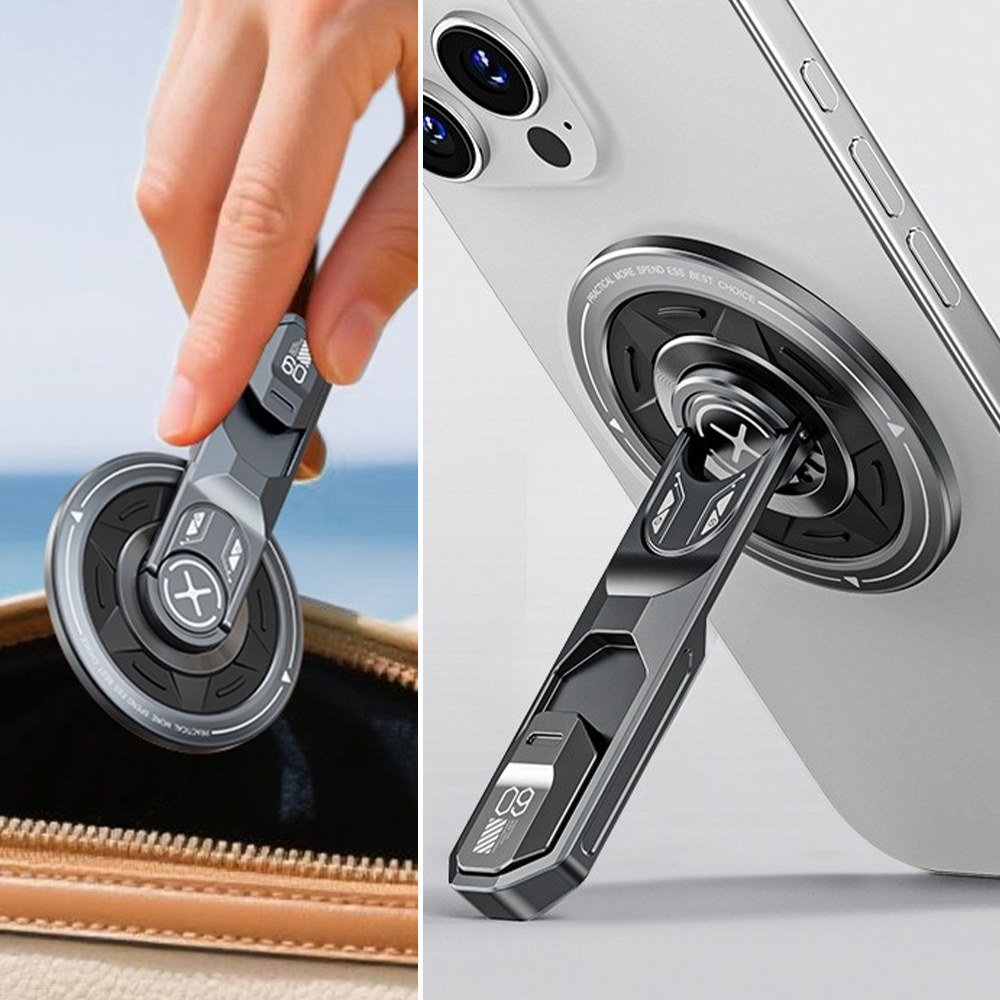 LEESA 凱莉流行商品館 magsafe 旋轉支架 手機配件 多功能磁力支架 磁吸支架 萬能支架 271
